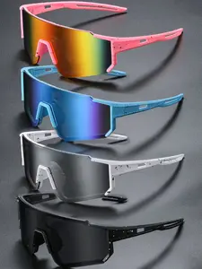 Men's Fashion Glasses Hollow Frame Trendy Full Rim Sunglasses Outdoor Sports Sunglasses for Sports Party Best Choice, Stylish Eyewear for Men