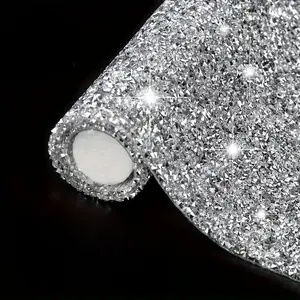 Rhinestone Sticker Sheet, 1 Sheet Self Adhesive Glitter DIY Craft Sticker, Decorative Sticker for Gift Wrapping, Bag Decoration, Self Adhesive Stickers