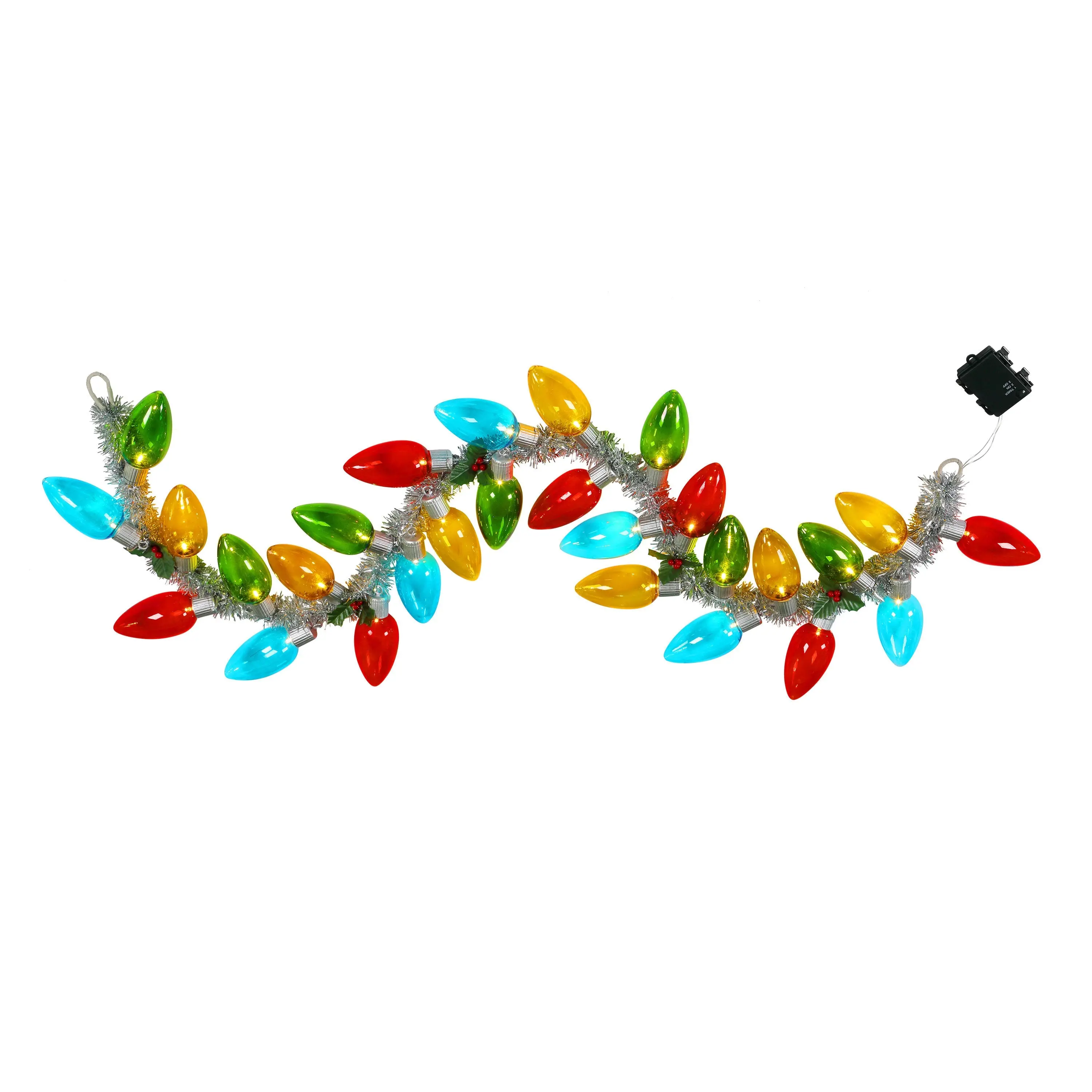 6 ft. Retro C9 Bulb Garland - Multi-color