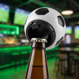 Soccer, Rugby & Softball Shaped Bottle Openers - Ergonomic Bar & Restaurant Utensils, Summer Party Must-Haves with Sporty Charm