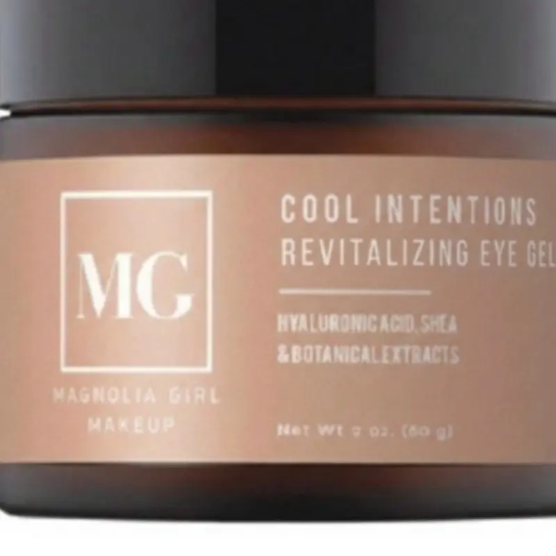 COOL INTENTIONS Restorative Eye Gel with Hyaluronic Acid Shea & Botanical Extracts 2 oz Reduces Dark Circles Hydrates Smooths Fine Lines Onoxa