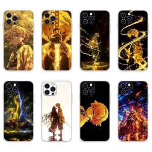 cute And Funny anime boy Z-Zenitsu A-Agatsuma Durable Phone Case For iPhone 17/16/15/14/13/12/11/Pro/ProMax/Plus/Air/Xsmax/E, Anti Fall Soft TPU Back Cover, Shockproof Cover, Uv Printed, Manga Merchandise, Trendy Gift for Christmas And Halloween
