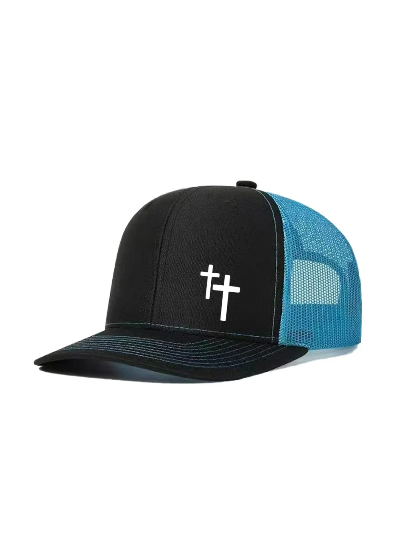Unisex Baseball Cap, Cross Printing Design, Mesh Material, Adjustable Fit, Casual Style, All-Season Wear, Perfect for Outdoors & Gifts, Outdoor Hats, High Quality Hat