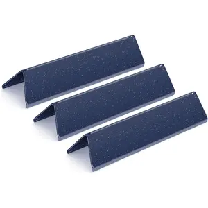 15.3 inch Flavorizer Bars for Weber Spirit I & II 200 Series Spirit E210 S210 E220 S220 with Front Control Knobs, Porcelain Steel Heat Plate Flavor Bar Replacement for 7635, 3 Pack