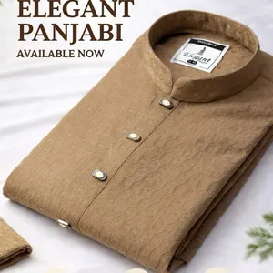 New Elegant Kurta/Panjabi for Men’s clothing. Size M 40, L 42, XL 44 available USA only