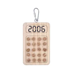 A&E HB01539 Wood And Cork Calculator