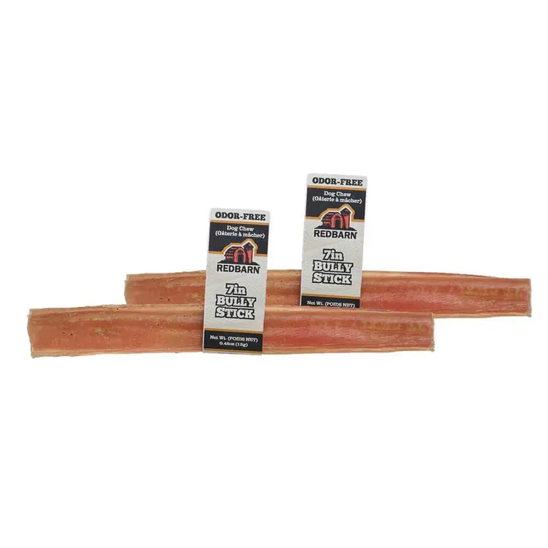 Redbarn Bully Sticks Odor Free 100% Natural Long Lasting Dog Chew