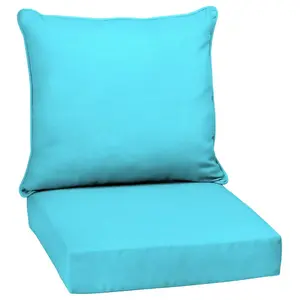 Arden Selections Outdoor Deep Seat Set Leala Texture Pool Blue