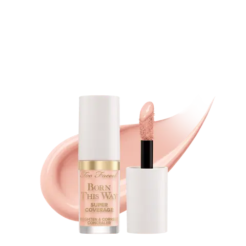 Too Faced Born This Way Super Coverage Brighten & Correct Concealer - Dark Circle, Discoloration, Brighten & Correct Undereye, 24 Hours Hydration