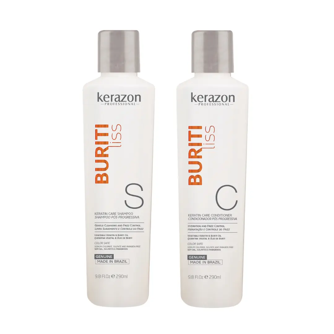KERAZON Keratin Care Treatment Sulfate Free Shampoo & Conditioner SET 9.8fl.oz