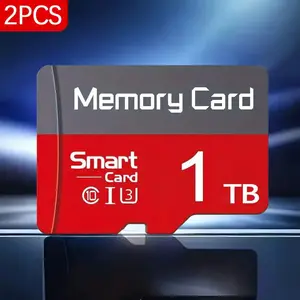 2-Pack x 1TB MicroSD Memory Cards with Adapters Reliable TF/SD Flash Storage Compatible with Steam Deck, Cameras, Laptops, PCs, Phones, Gaming Consoles, Car Audio Systems, Secure Data Storage micro tf surveillance system sd adapter