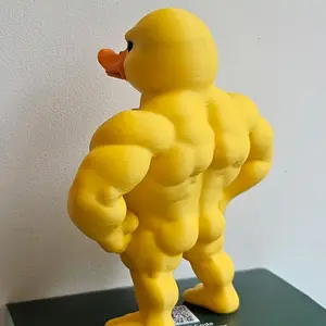 Funny Muscle Duck Figurine Statue-Fitness-Themed Decor with Clear Arm & Leg Muscles, Perfect for Home/Office/GymUnique Gift for Christmas/Halloween/ThanksgivingMMuscle Lover & Fitness EnthusiastPresent-New products in 2025, Decorative Sculptures