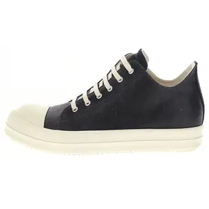 Rick Owens DRKSHDW Low-Top Skate Shoes for Men in Black and White Trending Shoes, House White Official Shoes to Get / Maison Mihara
