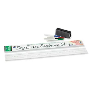 Pacon Corporation  Dry Erase Sentence Strips White 3 X 24