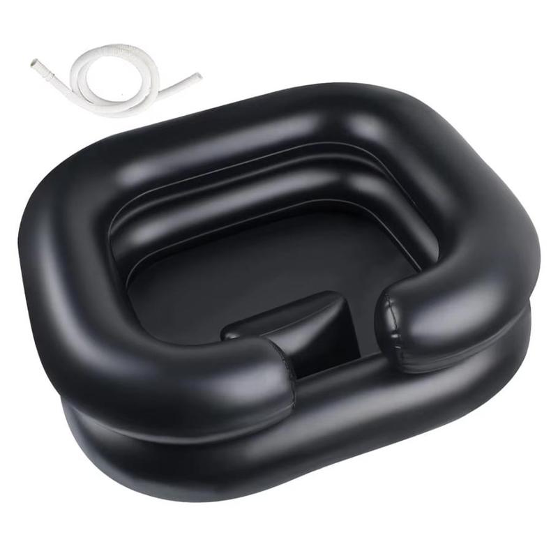 Portable Inflatable Shampoo Bowl, Travel-Friendly Hair Washing Basin for Braids, Home Sink Cleaning, Convenient and Easy-To-Carry Design, Basin Container
