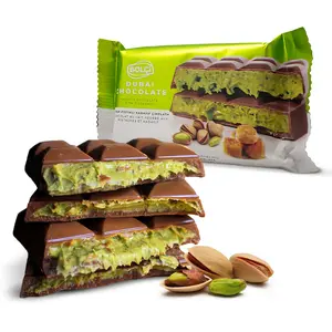 Dubai Chocolate Bar Pistachio, 2.3oz Pistachio Chocolate Bar, Kunafa Chocolate Bar, Chocolate Dubai, Chocolate Dubai Bar, Knafeh Pistachio Chocolate Bar