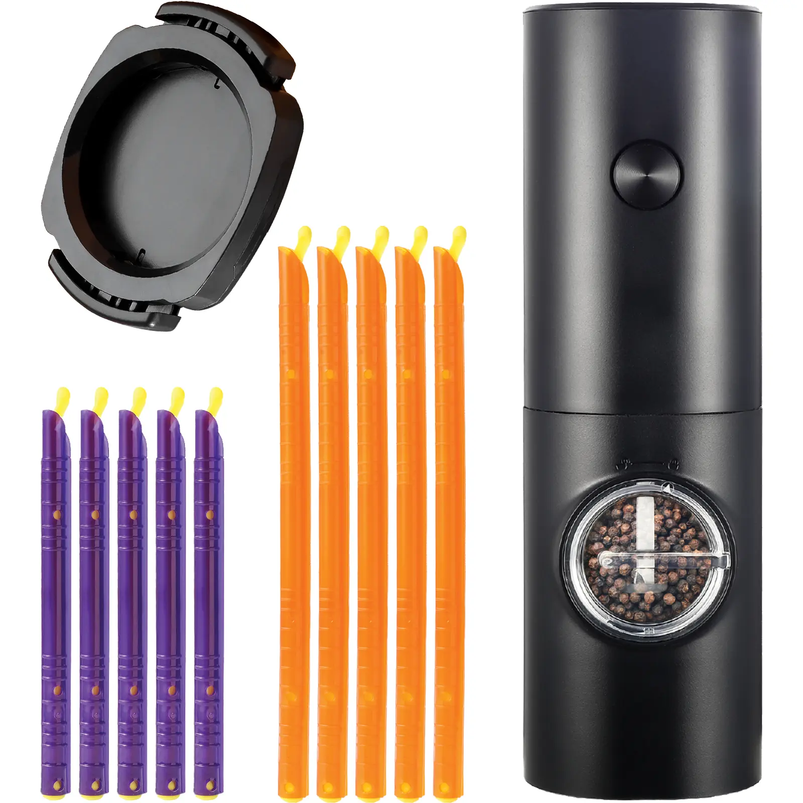 Trending Now Kitchen Upgrade Bundle - Electric Salt & Pepper Grinder, 2-in-1 Can Opener & Reusable Bag Sealer 3-Piece Kitchen Gadget Set