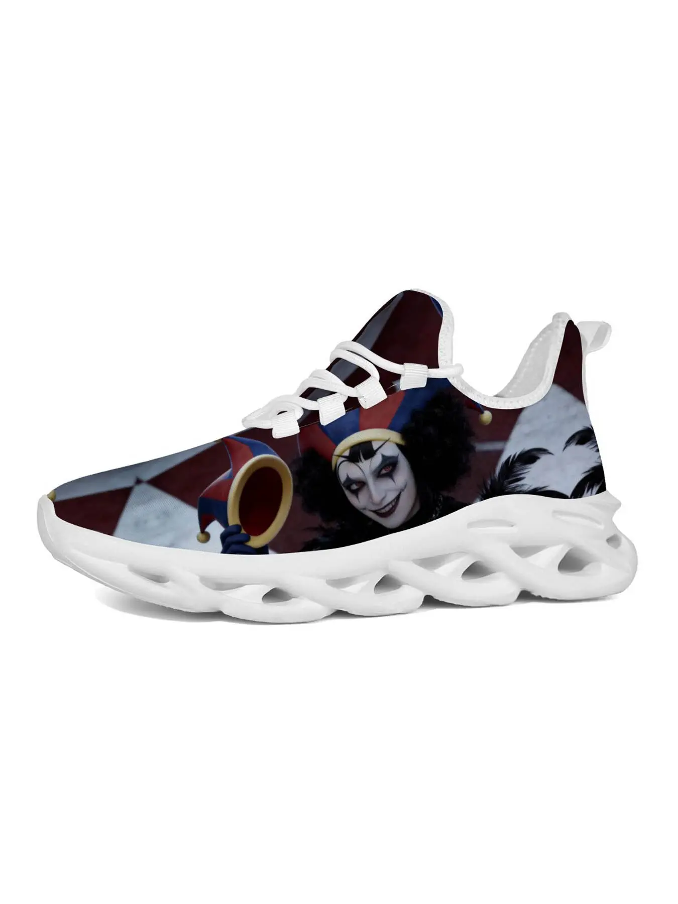 Men's Anime Style Casual Shoes, Unique Print Fashion, Classic Thick Sole, Graffiti Abstract Comic Pattern, Breathable Comfort