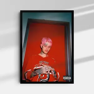 Lil Peep Poster - Hellboy Album Poster - Album Cover Poster - Rapper Poster - Lil Peep Gift