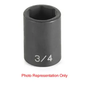 212 MAIN High Torque Impact Socket, 0.5 in. Drive x 1.44 in. Standard Steel Impact Tool with Enhanced Strength for Cycling Sports & Outdoor Leisure Equipment