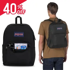 JanSport SuperBreak One – Lightweight Laptop Backpack with Sleeve, Durable Bookbag with Main Compartment & Organizer Pocket – 25L Premium for School, Office, Daily Use & Travel – Black