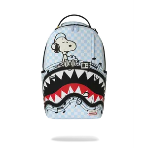 PEANUTS SNOOPY TUNED UP & TUNED OUT BACKPACK PEANUTS SNOOPY TUNED UP & TUNED OUT BACKPACK