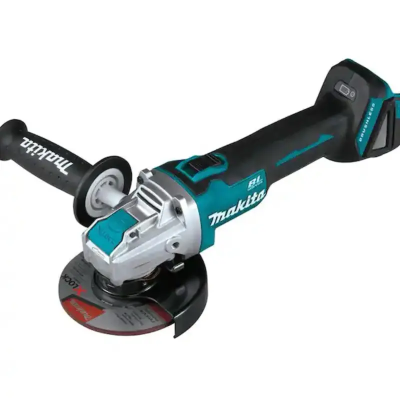 MAKITA 18V LXT Lithium-Ion Brushless Cordless 4-1/ 2 in. /5 in. X-LOCK Angle Grinder with AFT, Tool Only