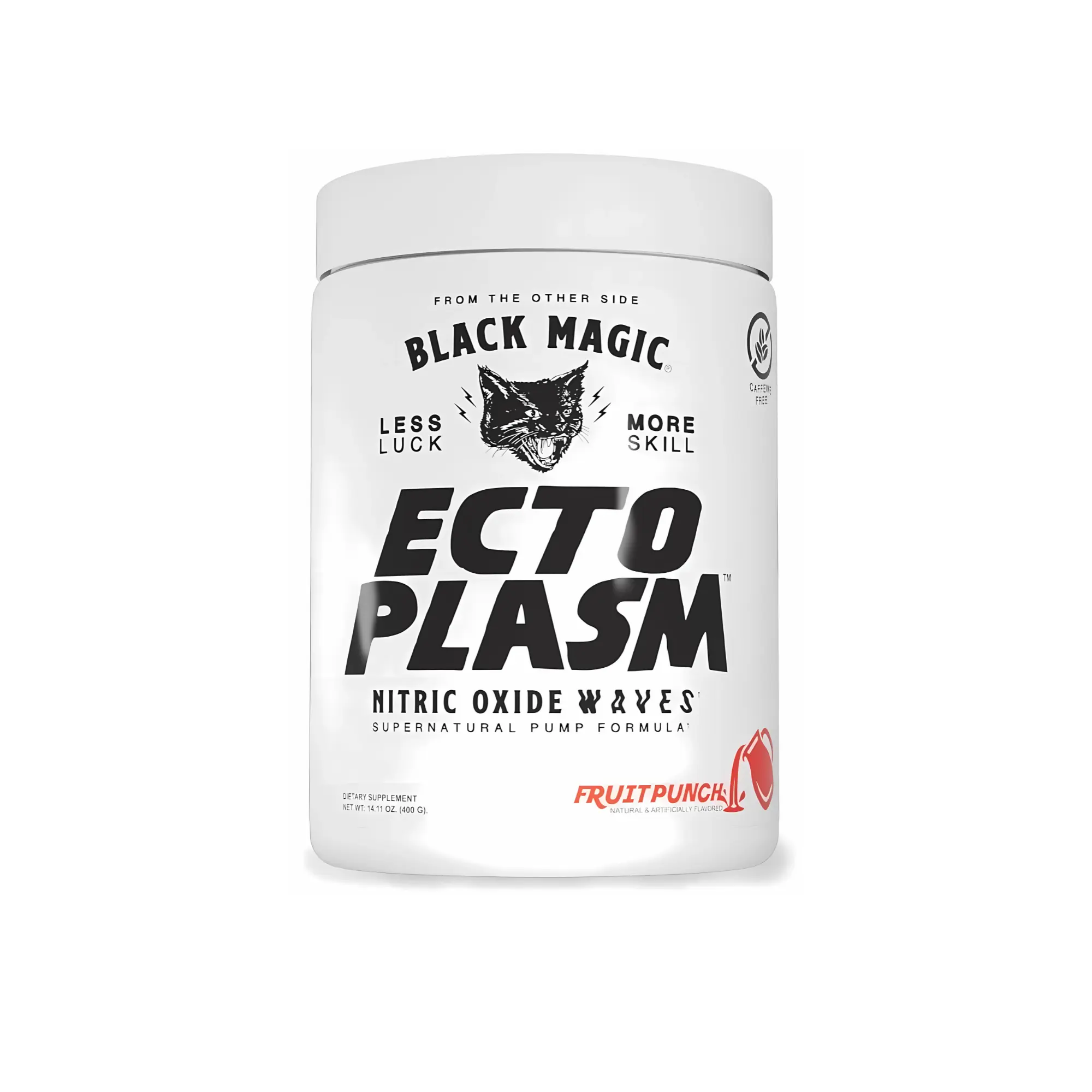 BLACK MAGIC Ecto Plasm Pump Igniter Non-Stim Pre-Workout - Caffeine-Free Nitric Oxide Booster for US Fitness Enthusiasts - 8g Citrulline & GlycerPump, Gluten-Free, Metabolism Support - Intense Hydration, Vascularity - 20 Servings Fruit Punch, Supplement,,