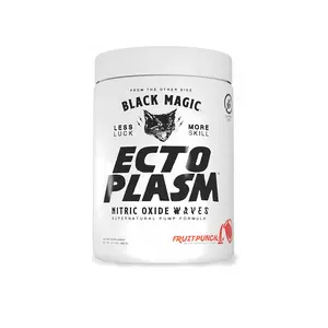 Black Magic Ecto Plasm Pump Igniter – Non-Stim Pre-Workout with 8g Citrulline & GlycerPump – Caffeine-Free Nitric Oxide Booster – Intense Hydration & Vascularity – 20 Servings – Fruit Punch