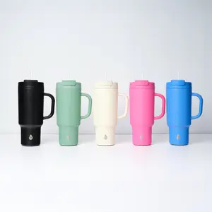 TAL 40oz Stainless Steel Hudson Tumbler with Straw