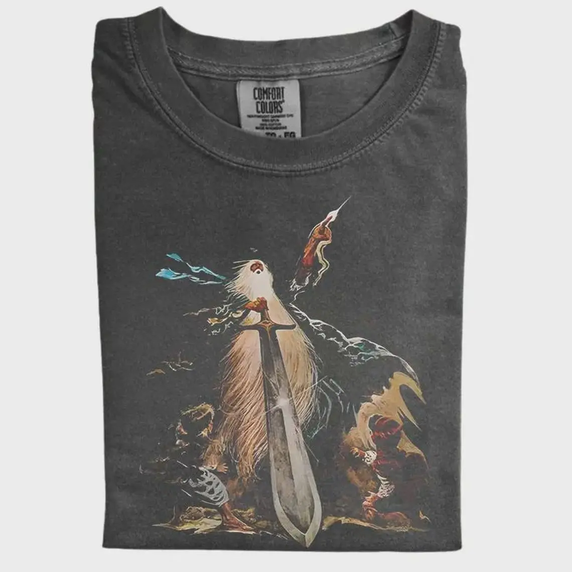 Vintage The Lord Of The Rings Comfort Colors Shirt, The Hobbits Shirt, Vintage Game Shirt, Gift for Men, Gift for Women, Crew Neck T-shirt, Gift For Fan