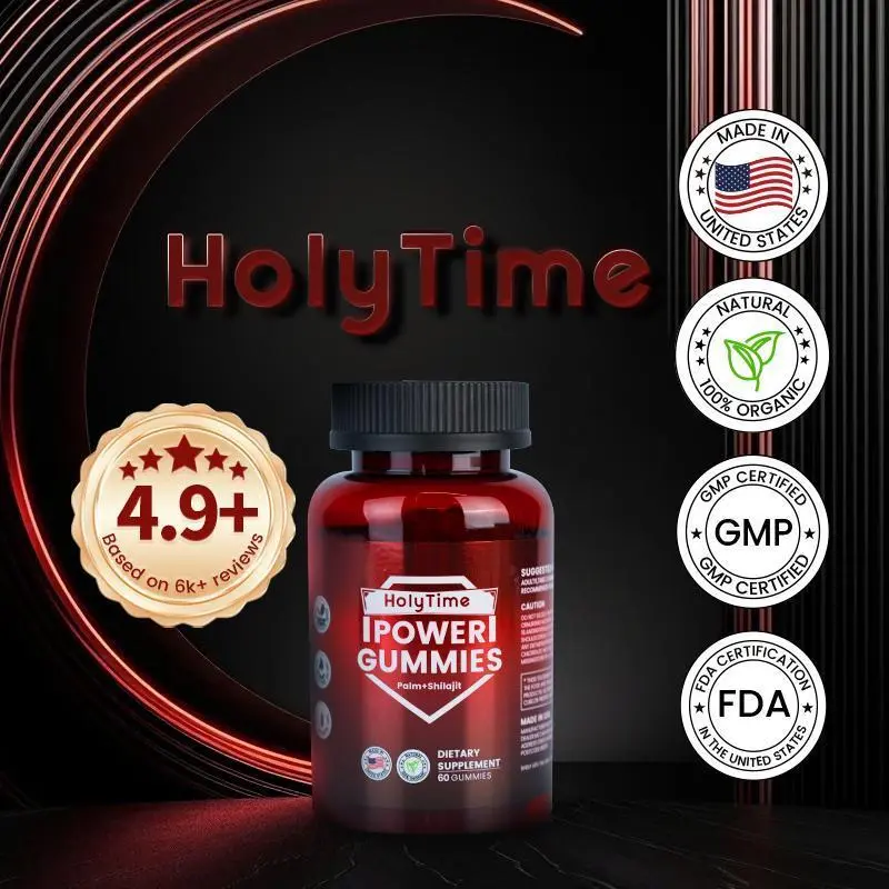 HolyTime-POWER  GUMMIES  Daily Supplement for  & Kidney Support, High Absorption, Boosts Energy, Strengthens Muscles & Nerves - Optimum  Nutrition