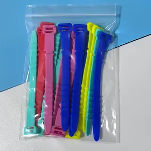 Zip tie organizer, winding tool, headset data cable storage bundle, cable organizing belt set