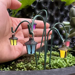 6pcs/10pcs Glow-In-The-Dark Garden Miniature Decorative Stakes, Perfect for Bonsai Trees & Party Crafts, Unique Home Decoration Accessories