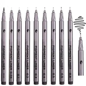 Micro-Fine Liner Pens Micro Fine Tip for Sketching Drawing Art Artist-Grade Ink Durable Waterproof Liners