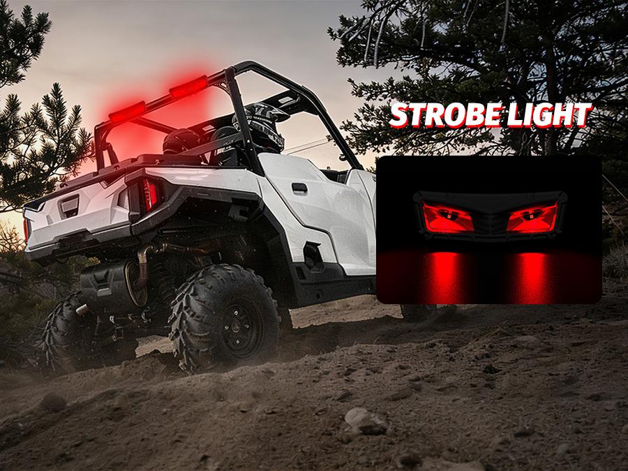 4WDKING UTV Chase LED Tail Light 7” Brake Light 5 Modes (Brake, Warning, Reverse, DRL, and Strobe) for ATV UTV Trailer Truck Van Motorcycle