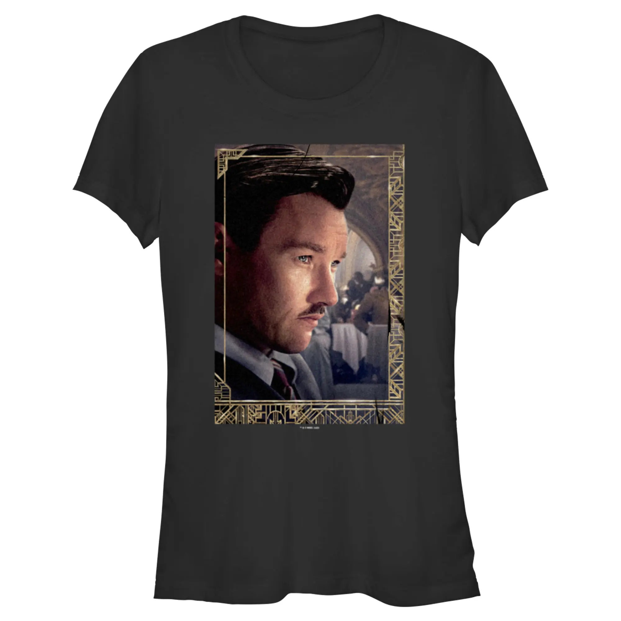 Juniors Womens The Great Gatsby Tom Buchanan Poster T-Shirt