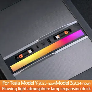 For Tesla Model Y Juniper 2025+ & Model 3 Highland 2024+  Docking Station Quick Charger Shunt Hub For Central Control Splitter