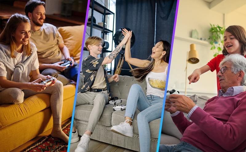 Mass Games Retro Game Console with 20000+ Built-in Games 19 Emulators 2 Wireless Controllers 4K Output & 64GB SD Card Perfect for Kids & Adults - Portable Gaming System,TikTokShopBlackFriday