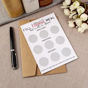 Naughty Scratch Off, Full Course Meal,Funny Scratch Off Birthday Card for Him,Rude Gift for Him, Surprise your boyfriend, husband, funny scratch card, Scratch Off Cards