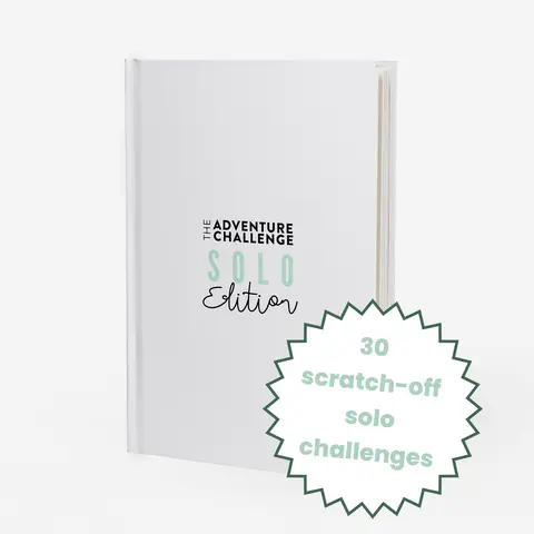 The Adventure Challenge Modifiable Solo Edition Interactive Notebook - Guided Journal, Journal 30 Scratch-Off Adventures, No Take Backs, Me-Time Self-Discovery Tool, Scratch-Off Book, Office Stationery Supply, Cool Adult Gift