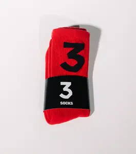 Red Chance 3 Socks