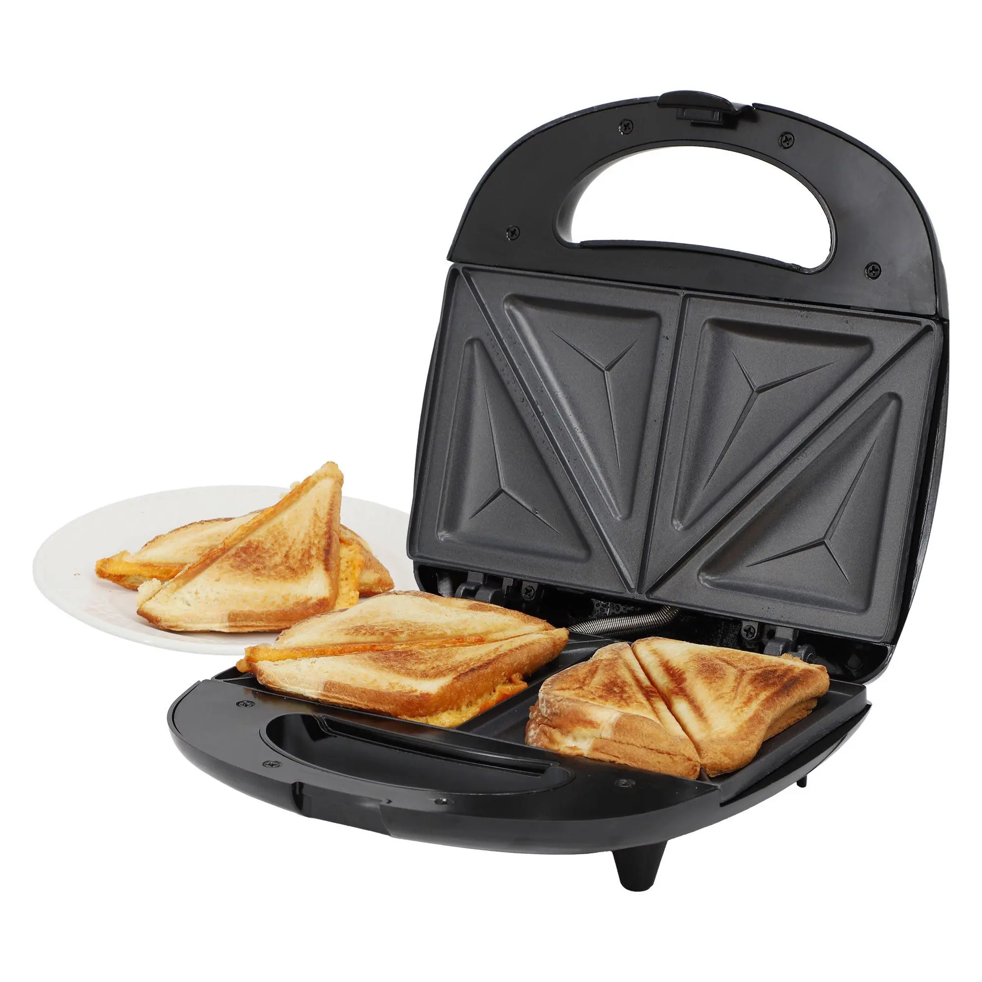 MegaChef Electric Compact Aluminum Nonstick Sandwich Maker MegaChef Electric Compact Aluminum Nonstick Sandwich Maker