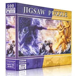 Finalvalley Anime Jigsaw Puzzle 500pcs for Fans, 31.5in x 15.7in, Toys & Hobbies Games Puzzles