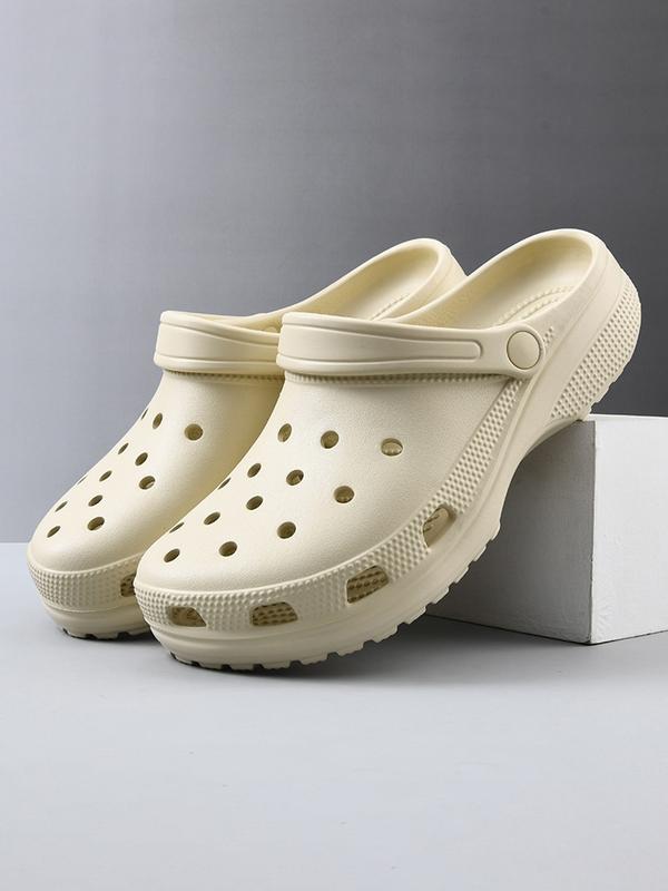 Unisex Comfortable Eva Slip-On Shoes, Lightweight Breathable Casual Footwear, Stylish Hole Shoes for Everyday Wear, Breathable Lightweight Clogs