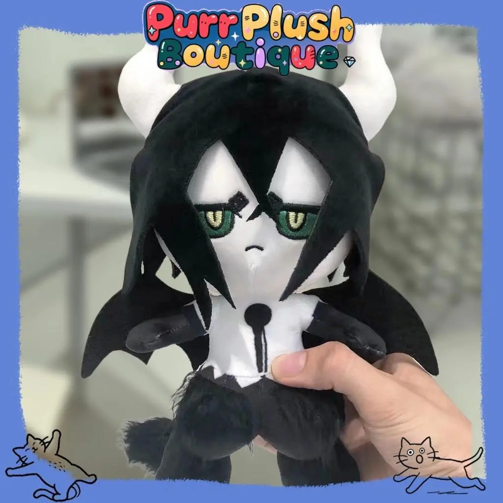 25cm Bleach Plush Ulquiorra Cifer Stuffed Kawaii Doll Birthday Gift Demon with Horns Send Friends Xmas Toys for Kids Fans New
