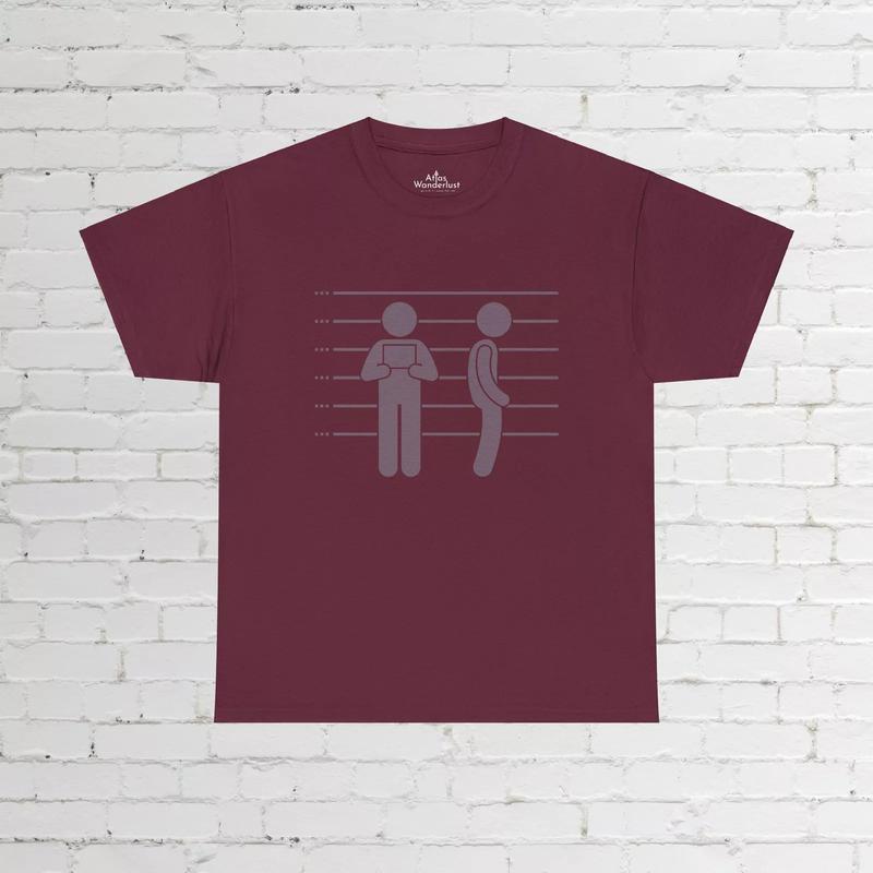 Smile in Mugshot T-shirt for Men, I Will Smile In My Mugshot Tee, Unisex Funny Tee, Sarcastic Tee, Front and Back Designs, Unisex Shirt, Comfort Colors women