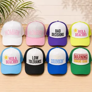 Blank Foam Trucker Hat, Structured 5-Panel Fitted Mesh Cap with High-Profile Design, Breathable Polyester & Adjustable Snap, Fitted Mesh Hats