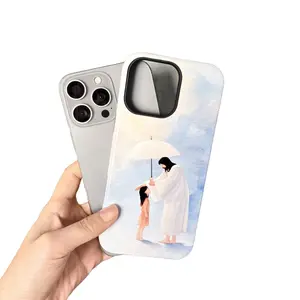 Jesus Protecting Little Girl MagSafe Compatible Phone Case - Christian Religious Aesthetic Protective Cover for iPhone 17 pro max 16 14 15 16 13 12 11 Pro Max plus Air E Shock-Resistant Protective Case  #CXFLKYS1