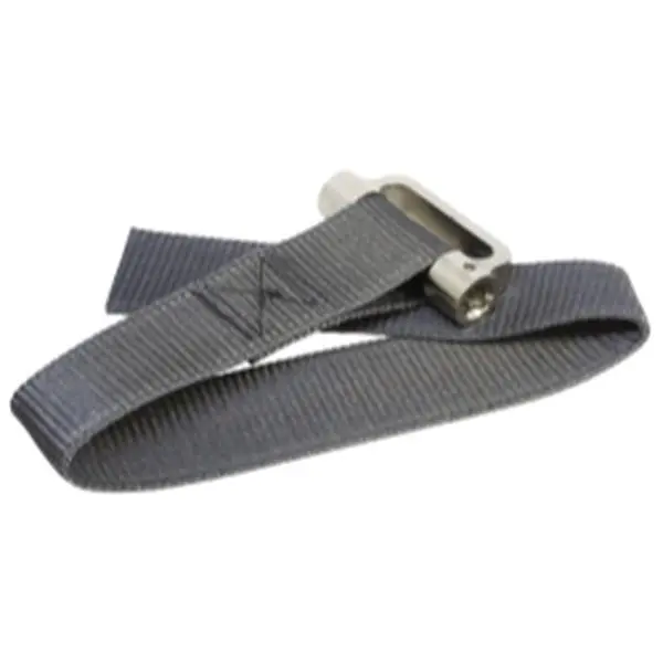 Lisle Heavy-Duty Adjustable Filter Wrench - Heat-Treated Alloy Steel Web Strap Wrench with Yoke & Square Drive, High Quality Hardware Industrial Tool for Automotive Water Filter Repair Tasks